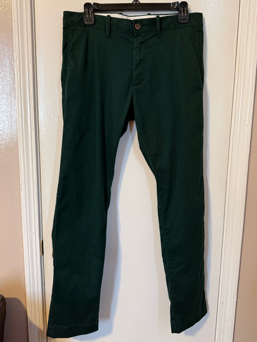 Men’s J. Crew Flex Slim Stretch Chino Pants 30x30 Forest Green
